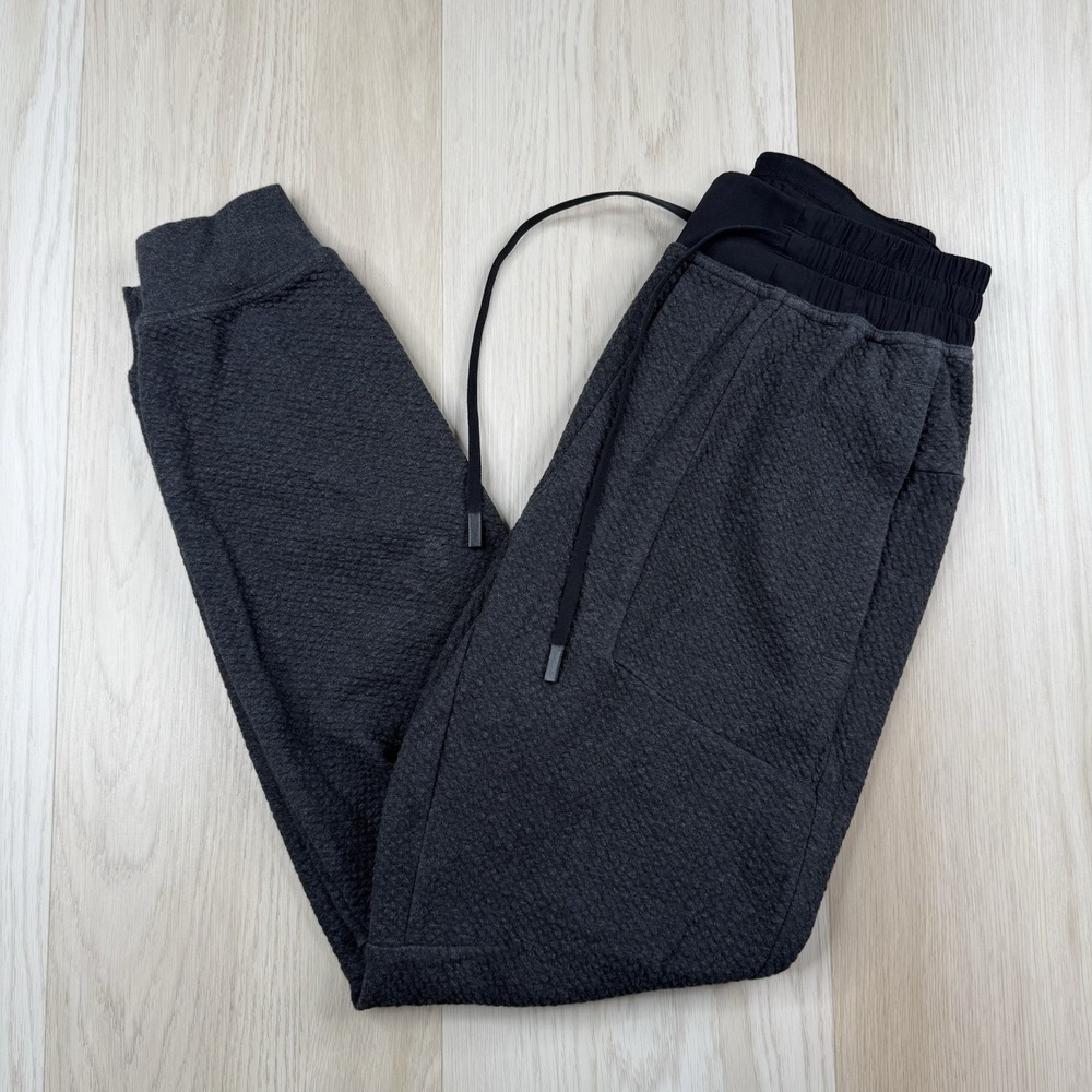 LULULEMON At Ease Jogger Performance Sweatpants Men's Size XS Charcoal Gray